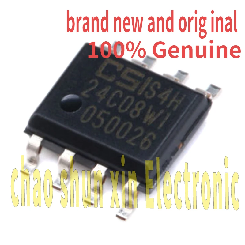 

10 Pieces Cat24C08Wi-Gt3 Brand New Genuine Patch Soic-8 Memory Chip Silk Screen 24C08Wi