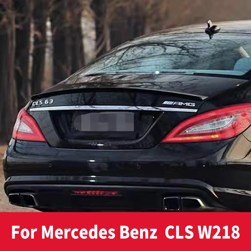 

For Mercedes Benz W218 CLS-220 250 350 400 500 2012-2017 AMG Style Trunk Spoiler ABS Plastics Rear Wings Exterior Decoration