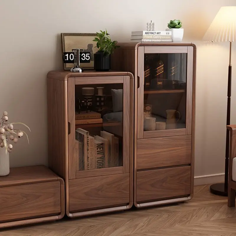 Full solid wood edge cabinet