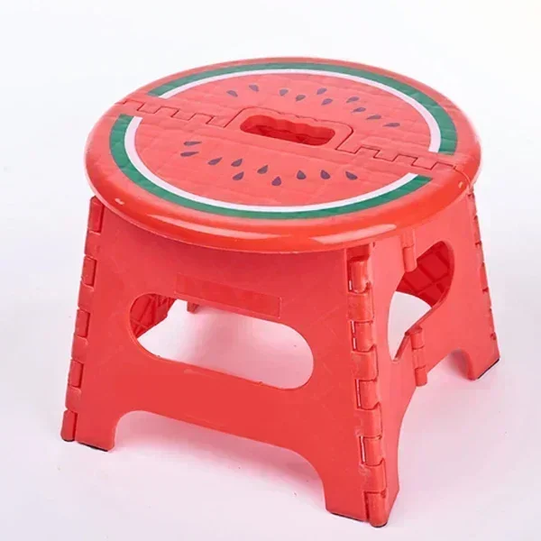 2024 Bench for Adults & Kids Children Thickened  Plastic Step Stool Portable Folding Chair Small Bench Stool