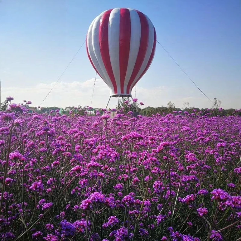 

FRP outdoor hot air balloon beautiful and large ornament scene decoration