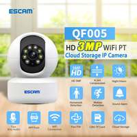 ESCAM QF005 3MP 2.4G WiFi IP Camera Wireless Dual Light Source Motion Detection Two-way Intercom Night Vision Alarm Push Support