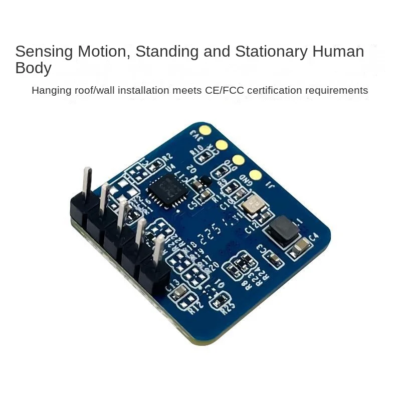 LD2420อัจฉริยะตรวจจับการเคลื่อนไหวไมโครโมดูลตรวจจับการเคลื่อนไหวของมนุษย์คลื่น24กรัมมิลลิเมตร