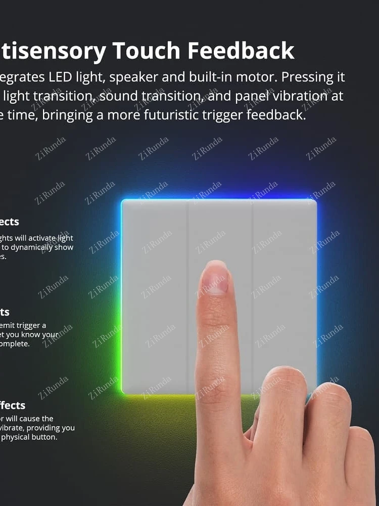 *TX Ultimate T5 86 Interruttore da pannello a schermo intero