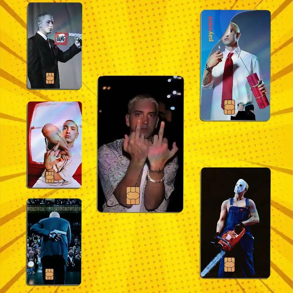 Lose Yourself Slim Shady Rap God Eminem Laser shimmer Credit Card Skin Party Stickers For Visa Bank Card Bus Metro Access Card