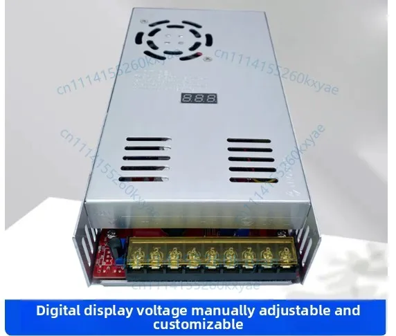Fully adjustable voltage power supply with led digital display, standard single display 0-15v, 0-24v, 400w/500w/600w