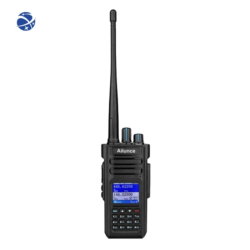 

Ailunce 10W DMR dual band HD1 IP67 Waterproof GPS two way radio walkie talkie long range 200km with CE FCC IC