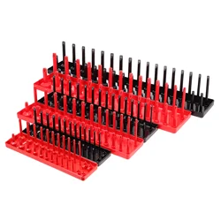 6 Pcs Socket Holder Tool ganizer Tray 1 4 Socket ganizer 3 8 Socket Holders Toolbox Tools Packaging Set Mechanics Socket Rack