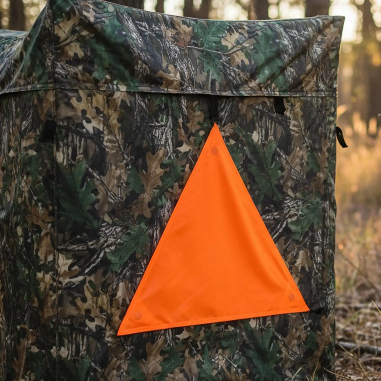 Marqueurs Orange aveugles de chasse, accessoires de chasse magnétiques, 4 pièces, panneaux de sécurité pour sac à dos de tente, course en plein air