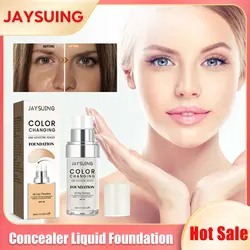 Concealer Foundation Cream Waterproof High Coverage Invisible Pore Covering Primer Freckle Makeup Long Lasting Liquid Foundation