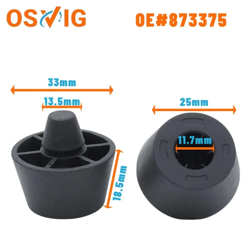 

4PCS OE#873375Applicable to Peugeot Citroen 307 C4 hood shock absorber rubber buckle