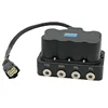 범용 DC12V 200PSI 공압 에어 서스펜션 시스템 제어 솔레노이드 밸브 매니폴드 장치(원격 제어 패널 키트 포함) 5
