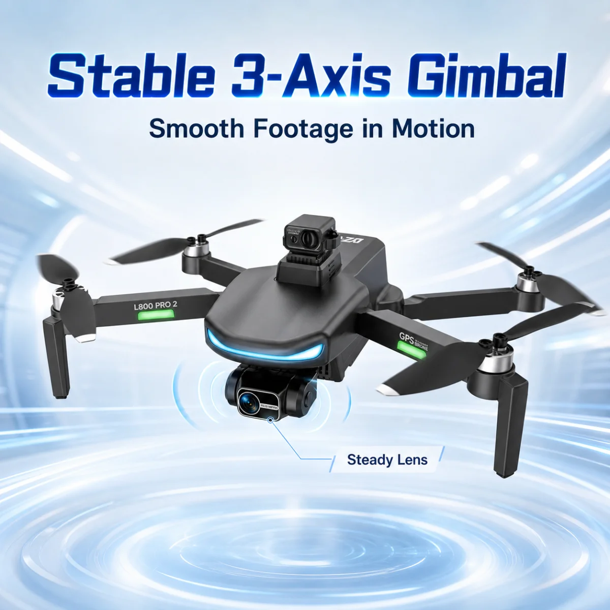 Дрон L800 Pro2 GPS профессиона – обзор и цена Drone Gimbal 3 Axis