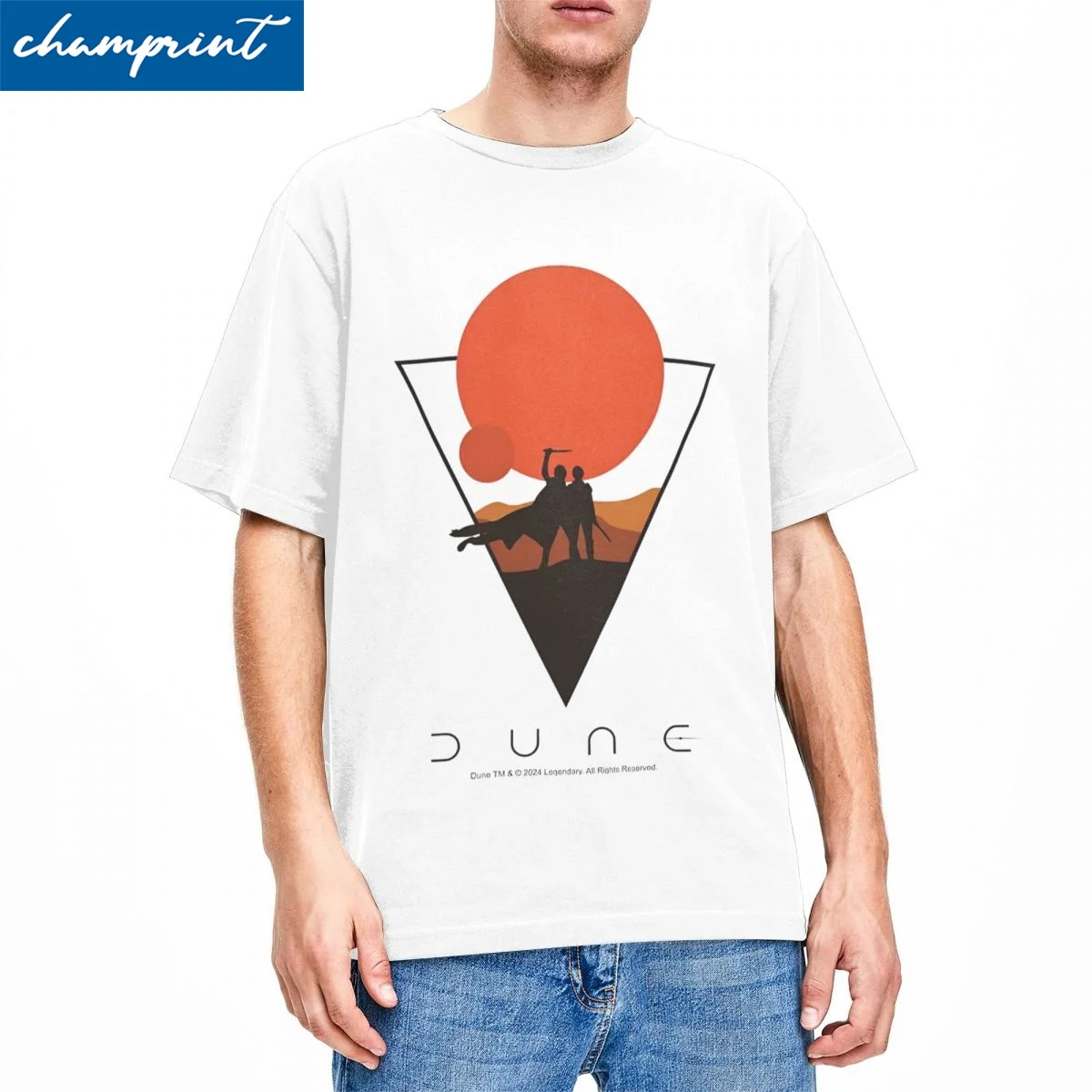 Men Women's T-Shirts Dunes Arrakis Desert Funny Cotton Tee Shirt Short Sleeve T Shirts Crewneck Clothing 6XL