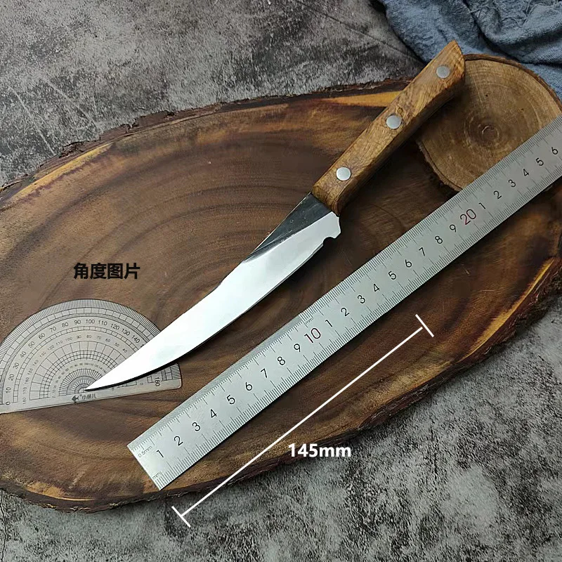 5.7inch Japanese Forged Boning Knife Stainless Steel Fish Filleting Knife Slicing Chopping Meat Cleaver Cooking Butcher Knife