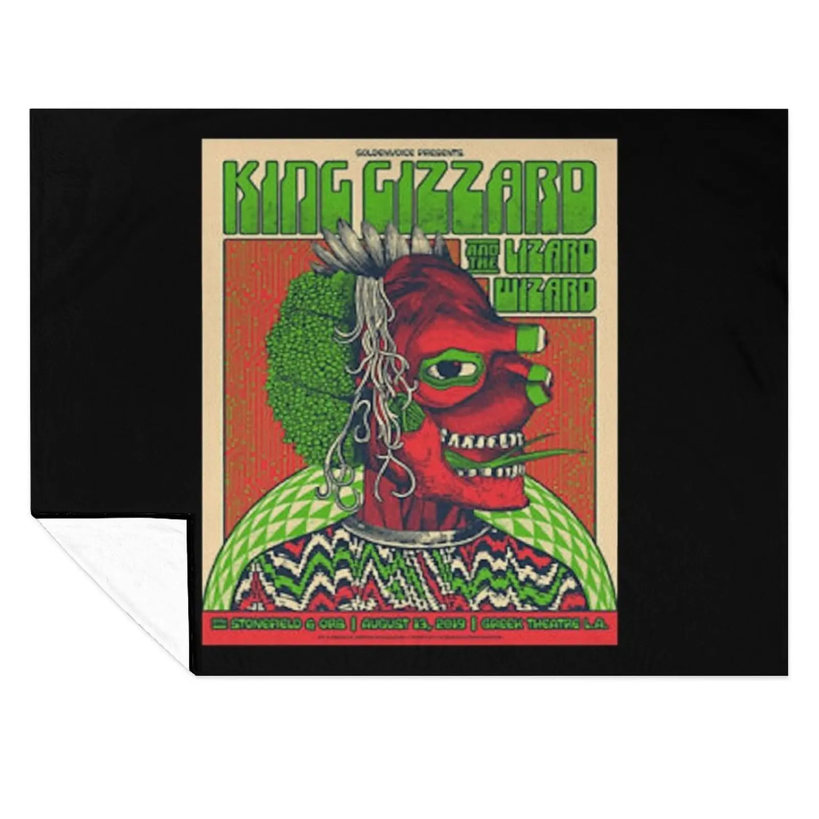 

King Gizzard And The Lizard Wizard King gizzard wizard lizard Throw Blanket Winter beds for winter Comforter Travel Blankets