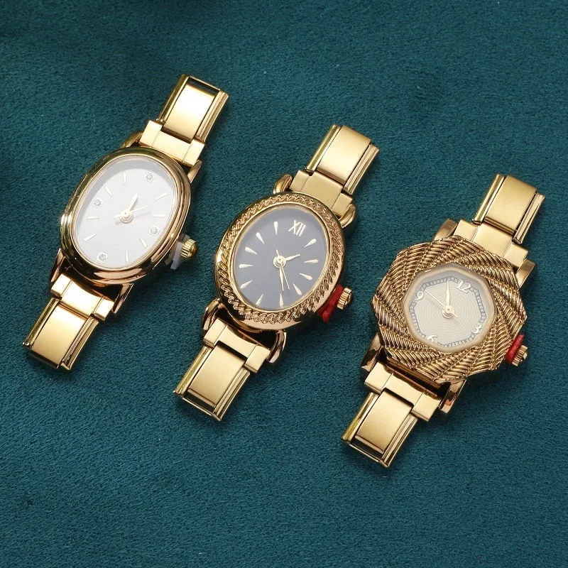 High Qulity Watch for Women Luxury Gift Girl Wristwatches Ladies Bracelet Wristwatches Stainless Steel Strap Small Dial Watch