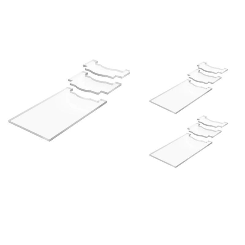 57BE Clear Spacer Pad For Wall Fixtures Effortless Adjustment Secure Bed Stopper