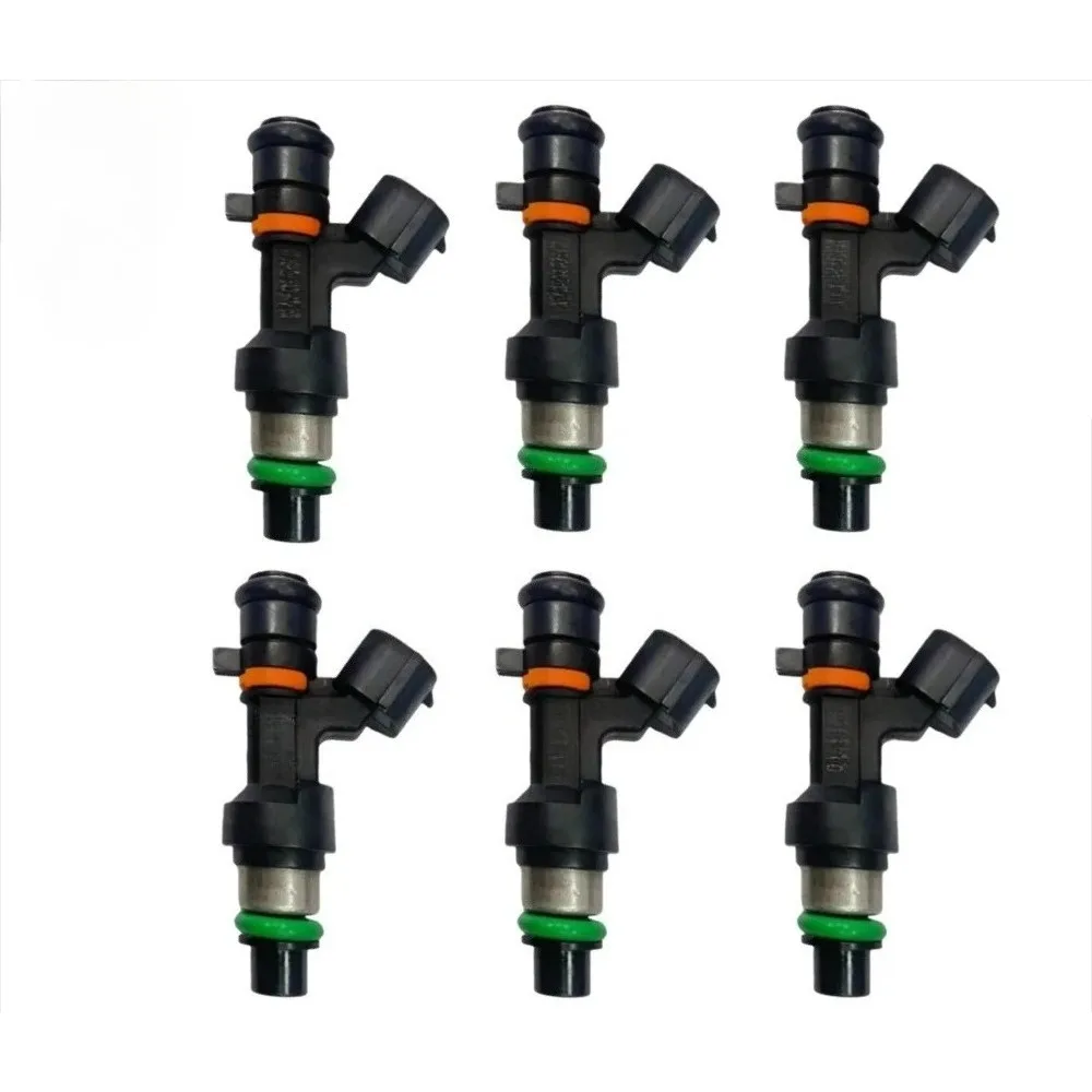 6PCS  Fuel Injectors For Nissan Safari Y61 Safari PickUp TY61 For Infiniti QX60 OEM 16600-3JV2C FBY40L0