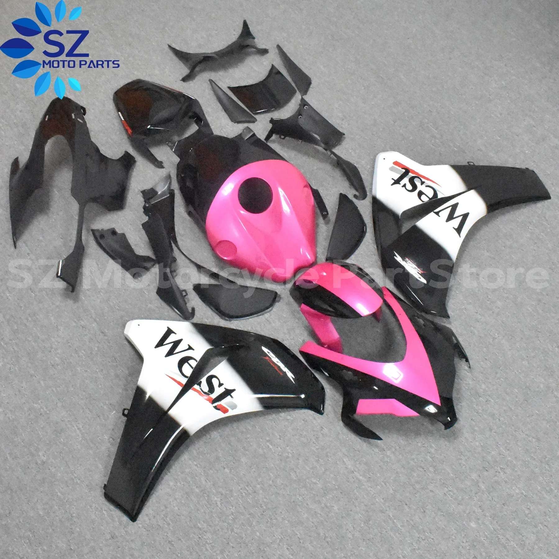 4Gifts 신형 ABS 전체 페어링 키트 혼다 CBR1000RR 2008 2009 2010 2011 08 09 10 11 바디워크 세트 레드 쿨