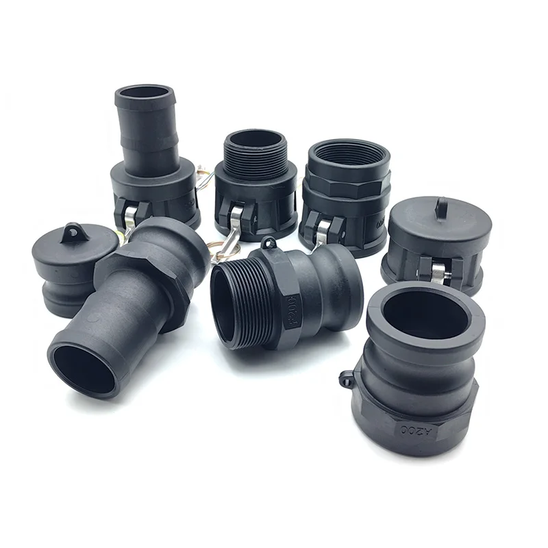 

PP Camlock Муфта Быстроразъемные фитинги A B C D DC DP E F Тип Пластиковый шланговый адаптер для полива воды, химикатов, сельского хозяйства