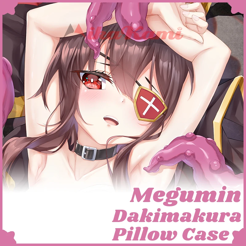 Megumin Dakimakura Anime Sexy Pillow Case Hugging Cushion Cover Full Body Pillowcase Cushion Cover Home Bedding Decor Otaku Gift