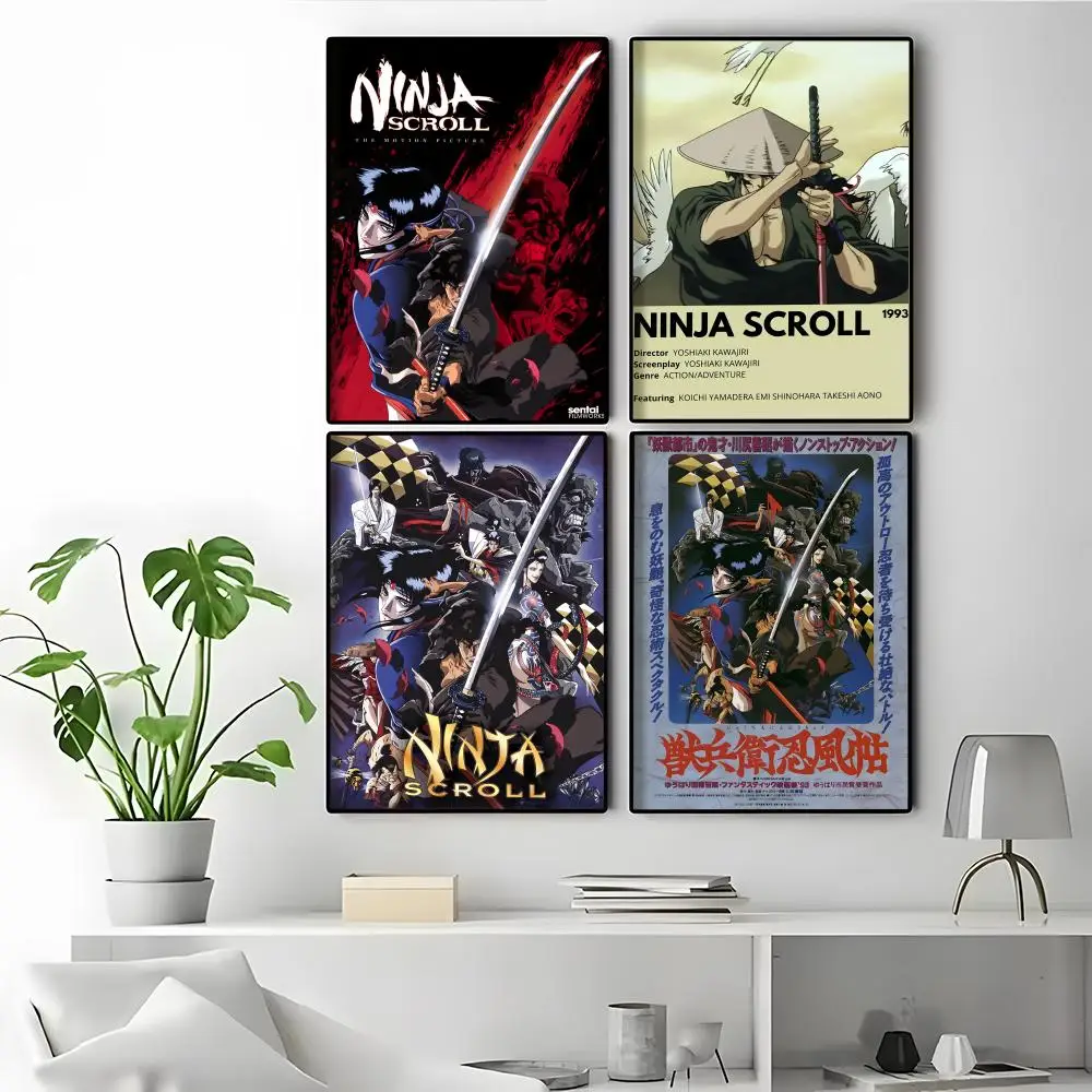 New 2025 Anime Ninja Scroll Game Vibrant Wall Display Cool Things For Room Trendy Wall Posters Poster