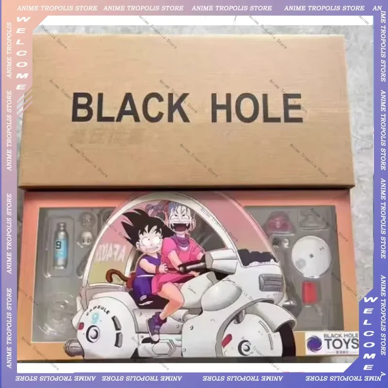 Black Hole Dragon Ball SHF Figuarts Bulma Goku Capsule No. 9 Bulma's Motorcycle Figurine Model Action Figure Toy Collection Gift