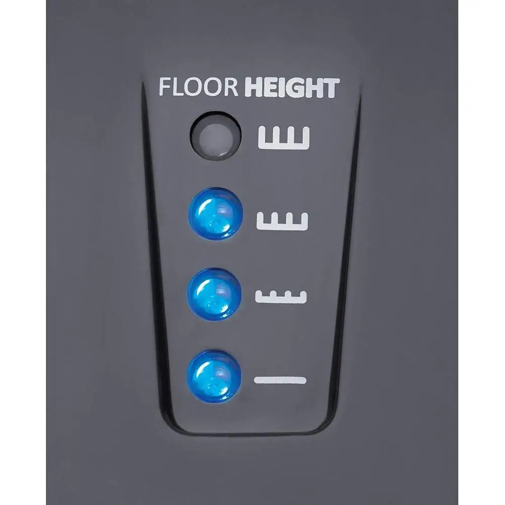 Potente cepillo eléctrico con luces LED aspiradoras centrales altura ajustable suelos duros fácil dirección Compatible con CH520