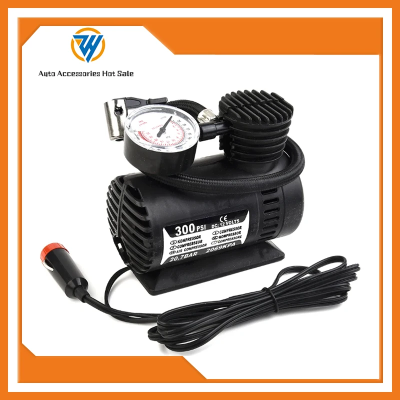 12V Car Electric Micro Air Pump Air Compressor Tire for Inflator High-Quality Car Inflation Pump Locomotive Tire Inflator