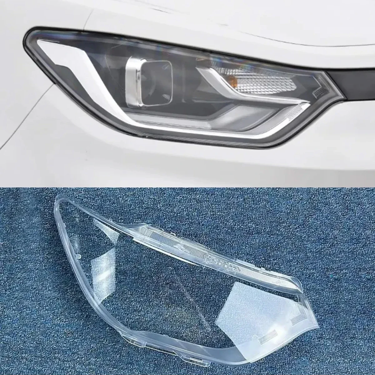 

For Sol Flower Fairy Car Accessories Headlamp Transparent Lampshade Lamp Shell Headlight Lens Cover Plexiglass 2021 2022 2023