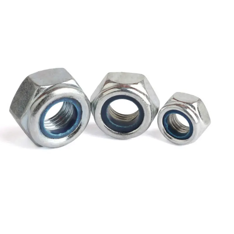 255 ชิ้นสแตนเลสสตีล Hex หกเหลี่ยมอ่อนนุชสําหรับ M4 M5 M6 ไนลอน Locknut สกรู Bolt Slip Lock Nut