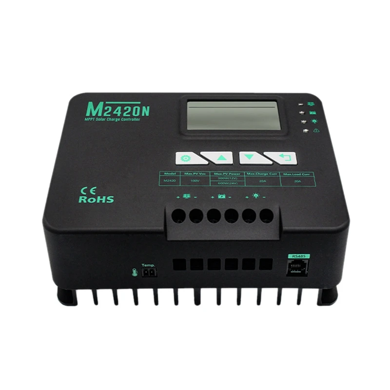 

MPPT Solar Controller 12V24v 20A Rv Photovoltaic Controller Marine Controller With Lcd High-Definition Digital Display Durable