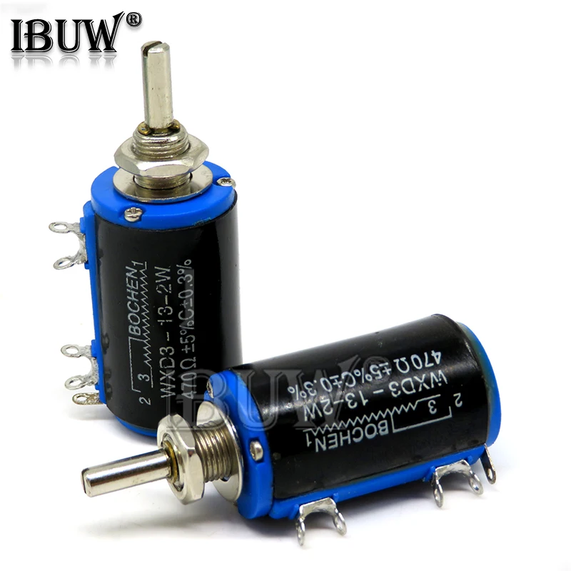 

1PCS WXD3-13 100 200 220 680 1K 2.2K 3.3K 4.7K 5.6K 6.8K 10K 22K 33K 47K 100K Ohm WXD3-13-2W Wirewound Potentiometer