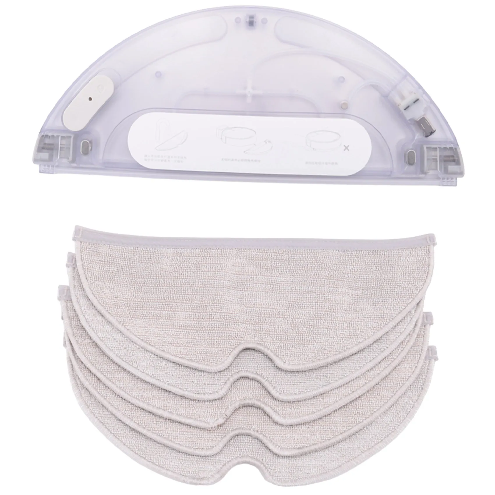 高品質-Xiaomi 2C STYTJ03ZHM Dreame D9 D9 Pro L10 L10 Pro 掃除機水タンク + モップクロス交換アクセサリー