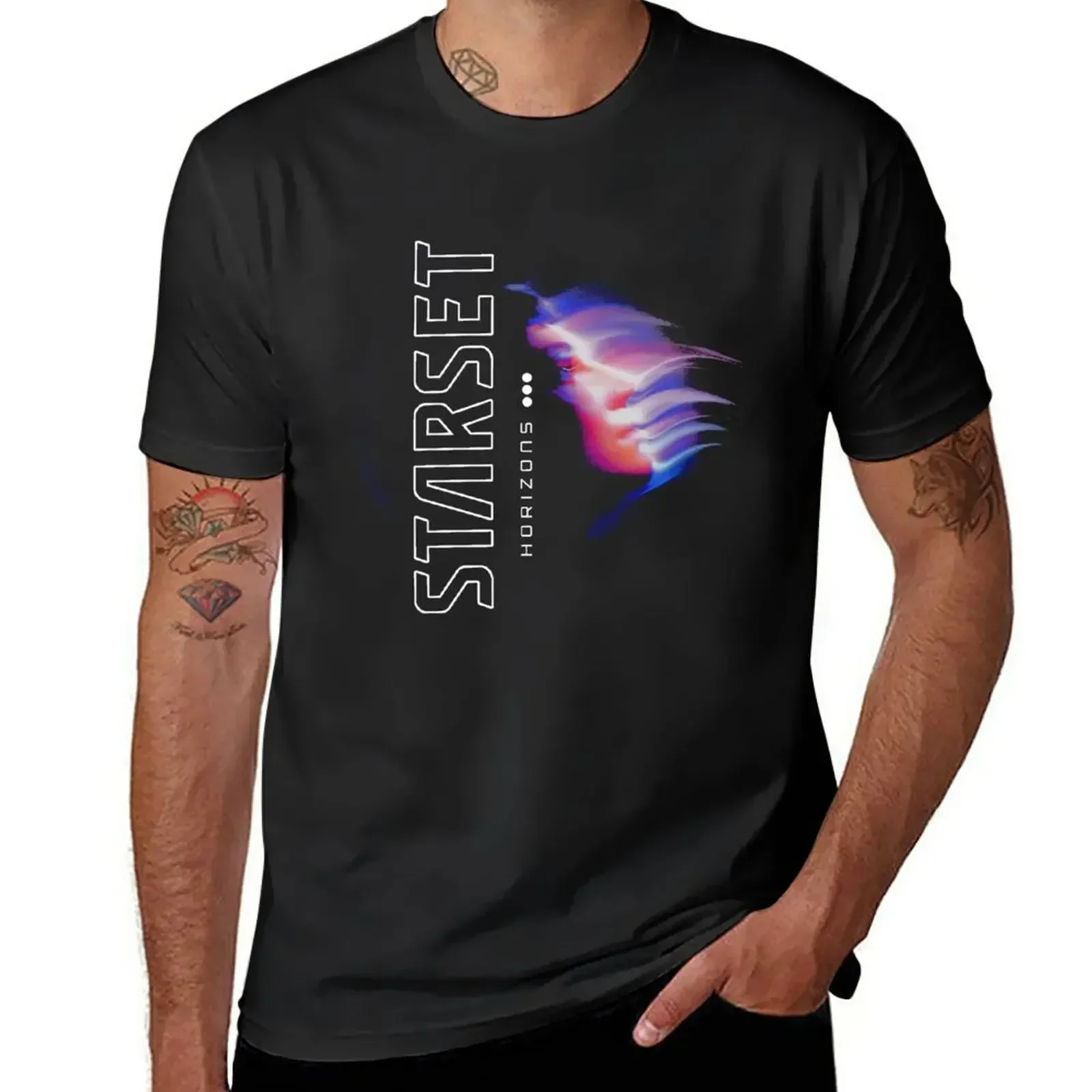 Starset Merch 남성용 티셔츠, 나만의 상의, 커스텀 디자인