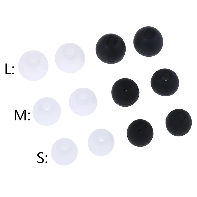 6 par/2*(S+M+L) uniwersalne silikonowe wymienne wkładki douszne słuchawki douszne słuchawki douszne bezprzewodowe końcówki słuchawek wysokiej jakości