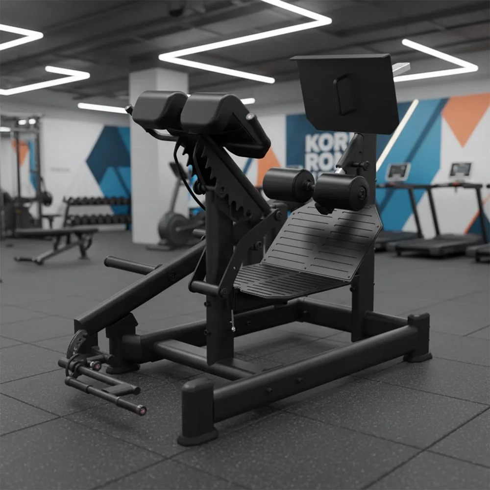 HP003 Steel Plate Loaded Adjustable Hip Thrust Machine Commercial Glute Bridge Strength Training Equipment