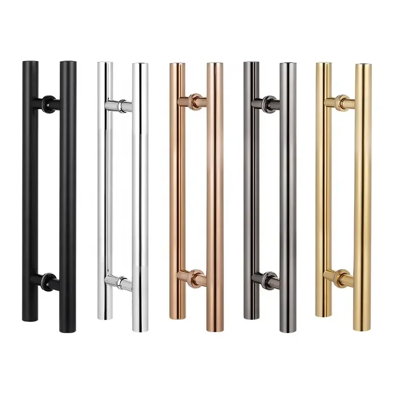 1.2m Long Handle 304 Stainless Steel Material with Different Colors for Glass Door