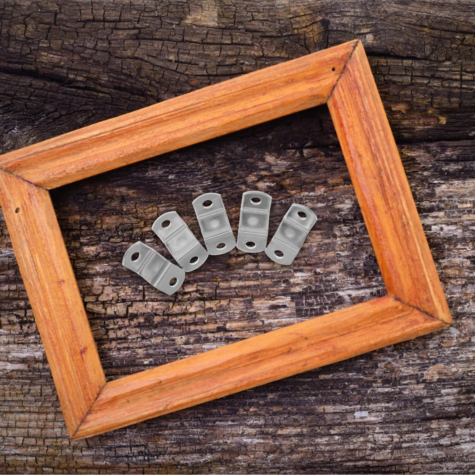 

50pcs Z Shape Frame Brackets Metal Offset Clips For Canvas Mounting Kit Picture Framing Hardware Right Angle Connectors Art