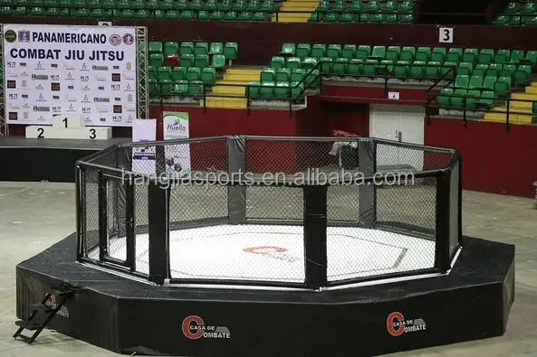 حار بيع MMA قفص 8 م * 8 م * 1 م المثمن لوحة الجدار مع أقفاص المنافسة المنصة للبيع #6