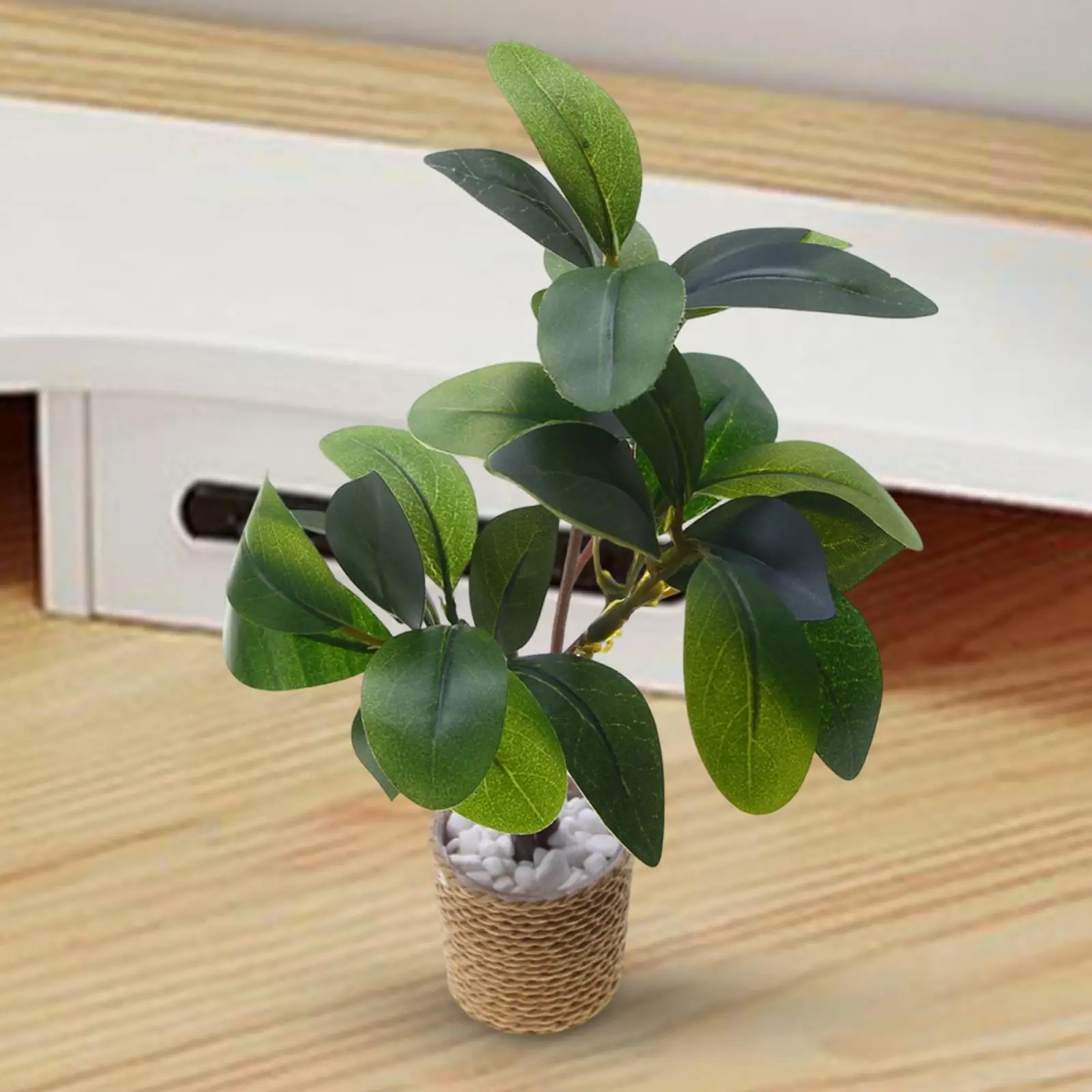 

1/6 Miniature Dollhouse Plant Dollhouse Decor Fairy Garden Ornament Artificial Model Decoration 1:6 Scale Tree Mini Potted Plant