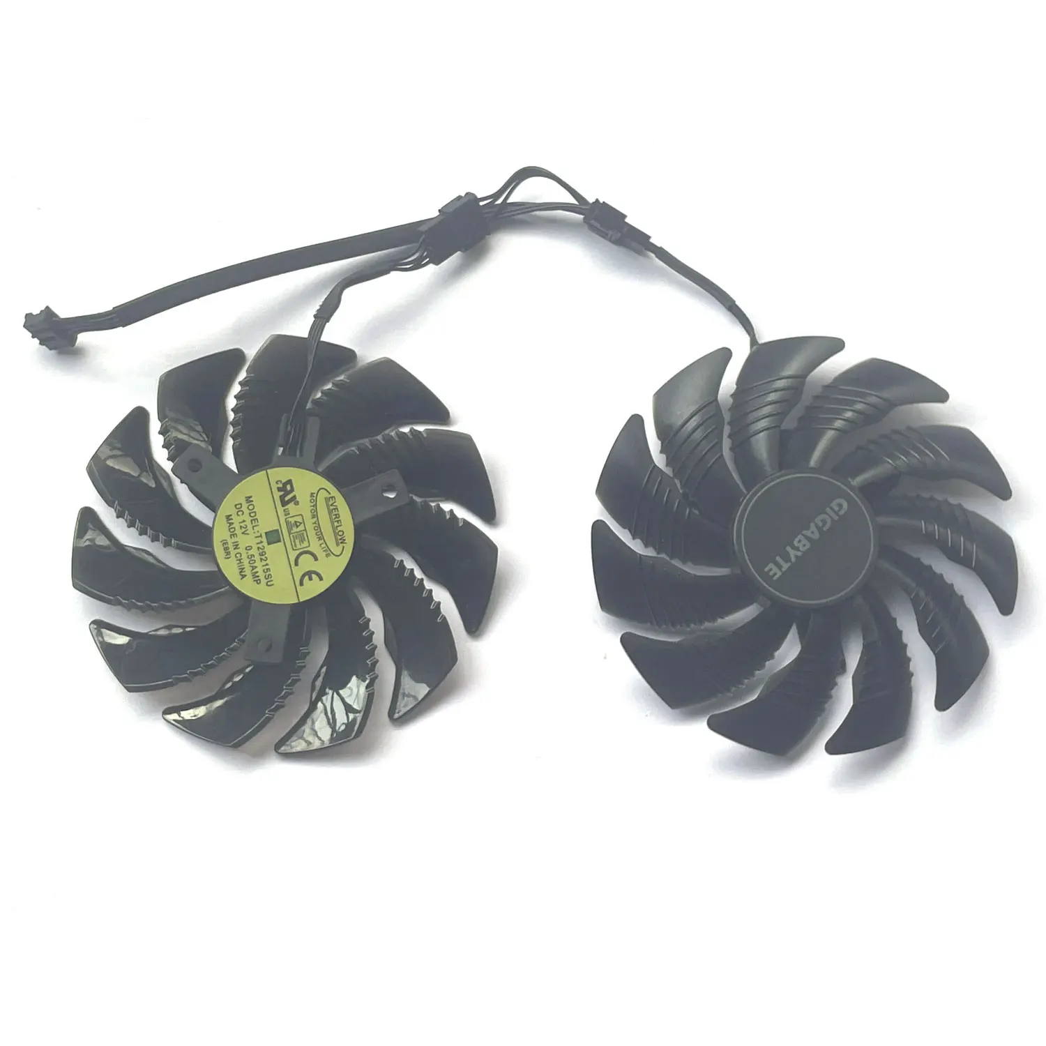 Kankeirr Nuova ventola GPU 85MM 4PIN T129215SU PLD09210S12HH per ventola di raffreddamento della scheda grafica Gigabyte RTX 2060, GTX 1660 1070 1060 1050