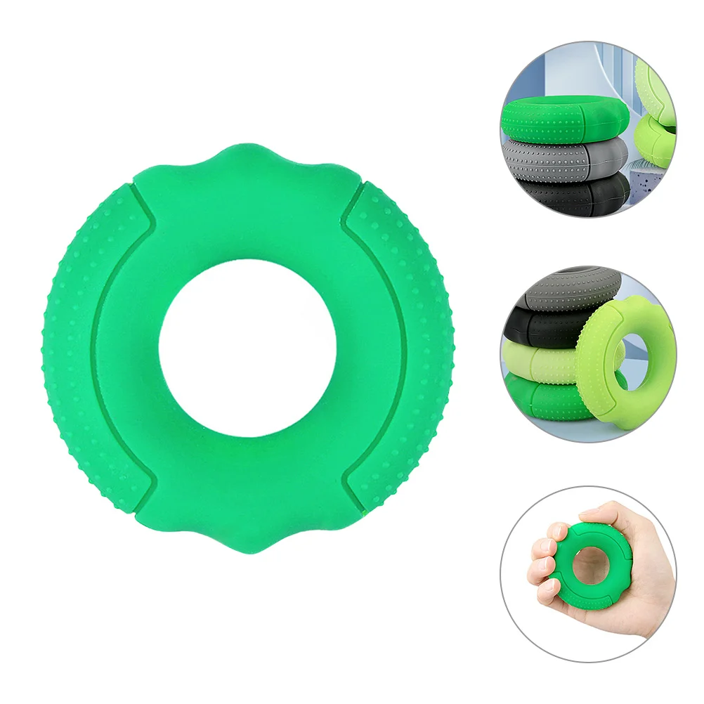 

Phone Grip Circle Hand Exerciser Strengthener Wrist Roller Silica Gel Silicone Trainer Fitness