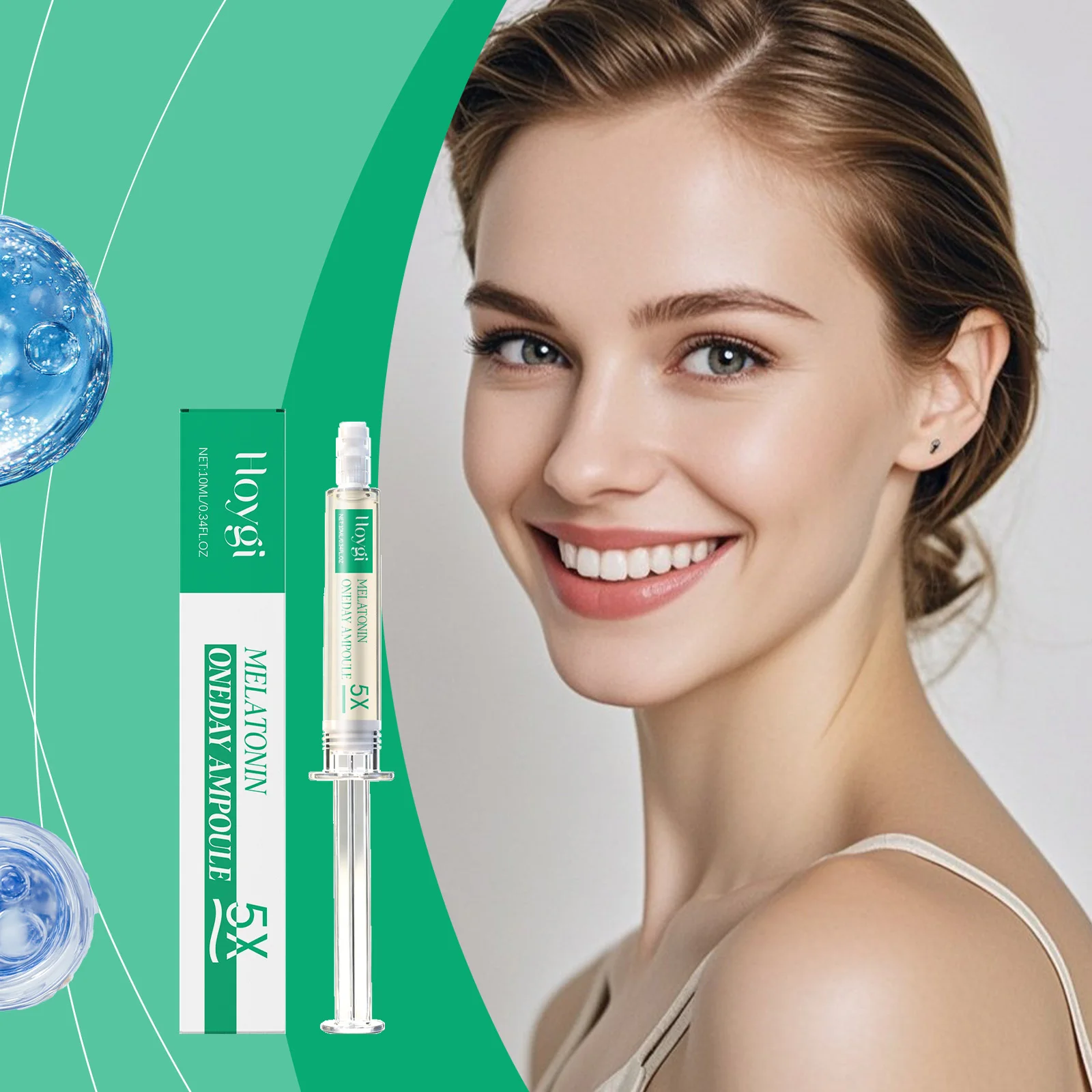 Brightening and Hydrating Facial Serum for Dull Skin Reduces Dark Spots Improves Skin Radiance Moisturizes and Locks Hydration