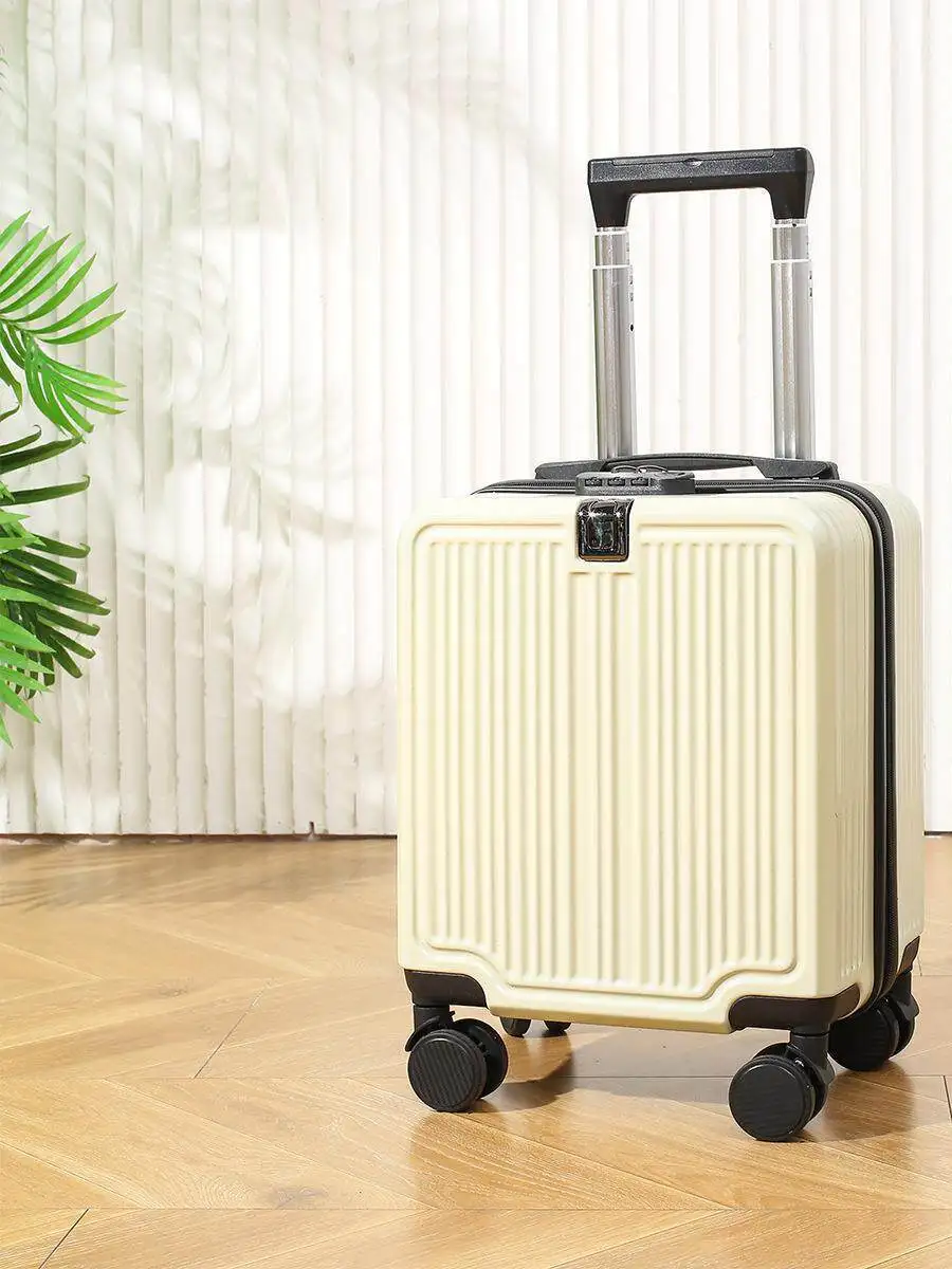 2026-new-14-inch-hardshell-suitcase-with-universal-wheels-travel-pull-rod-password-lock-men's-check-in-luggage-durable