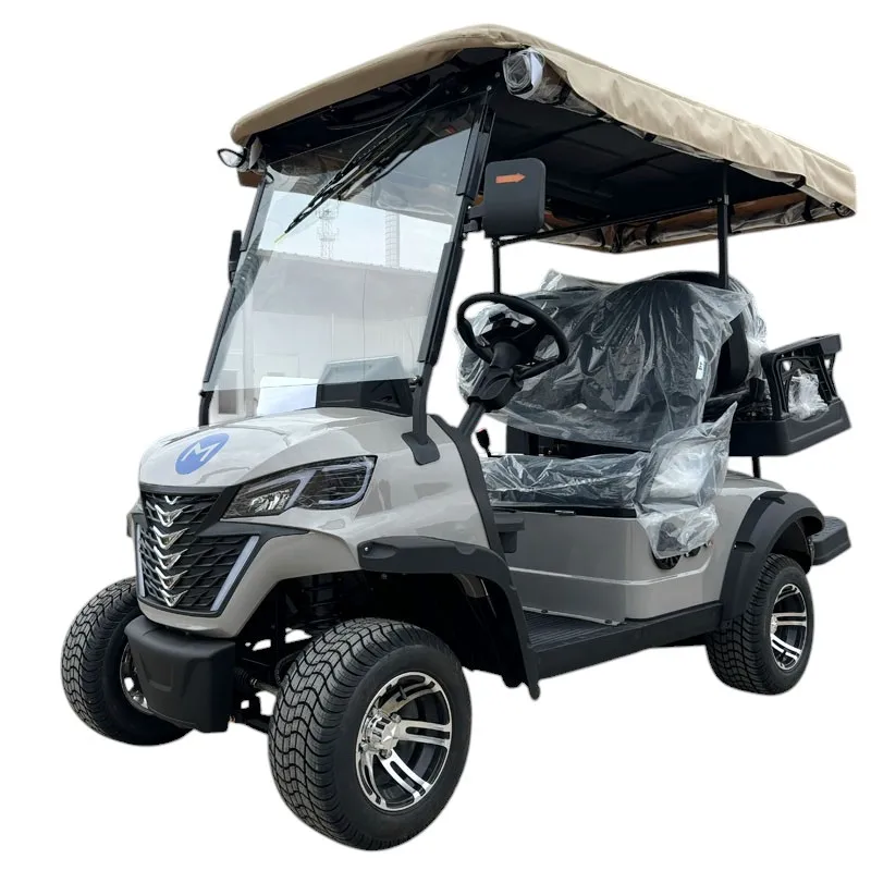 72V Lithium Battery 5KW 7.5 KW AC Motor 4 Seat Off-road Buggy CE Approved Solar Panels Electric golf buggy