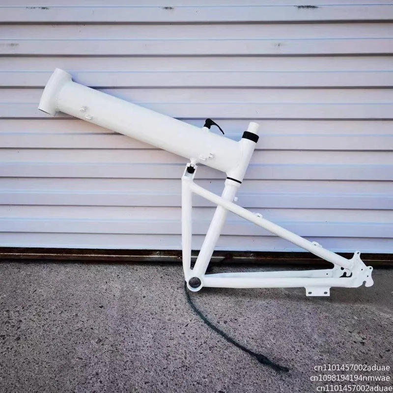 26/27.5-inch Folding Mountain Bike Frame Made of Aluminum Alloy, Compatible with DIY Assembled Lithium Electric Bicycles