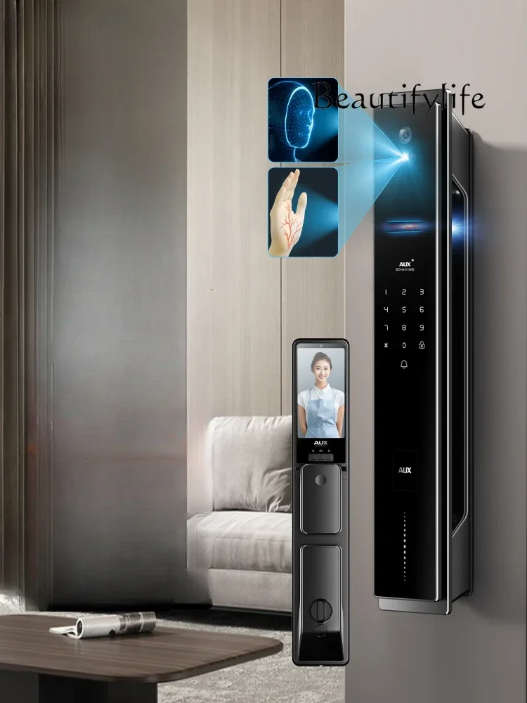 

Smart Door Lock Face Recognition Fingerprint Lock Household Entry Door Electronic Password Smart Lock