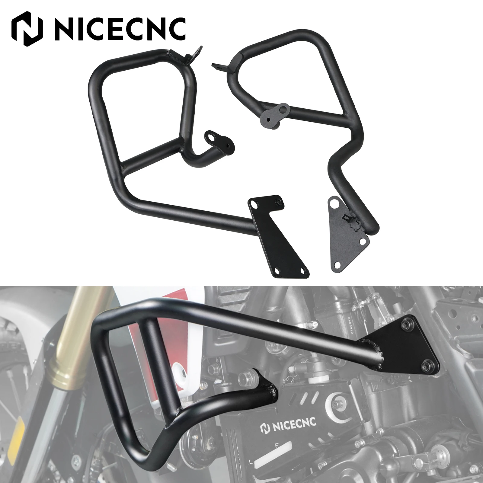 

For 2019-2024 Yamaha Tenere 700 T700 XTZ700 Engine Guards Crash Bars Frame Protection Bumper Tenere700 Rally Edition 2020-2024